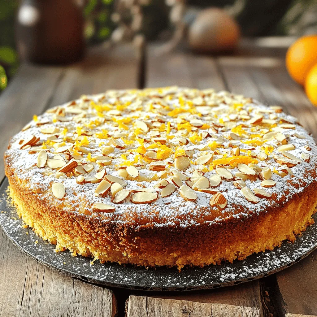 Baking an orange blossom almond cake starts with key ingredients. Each one plays a vital role.