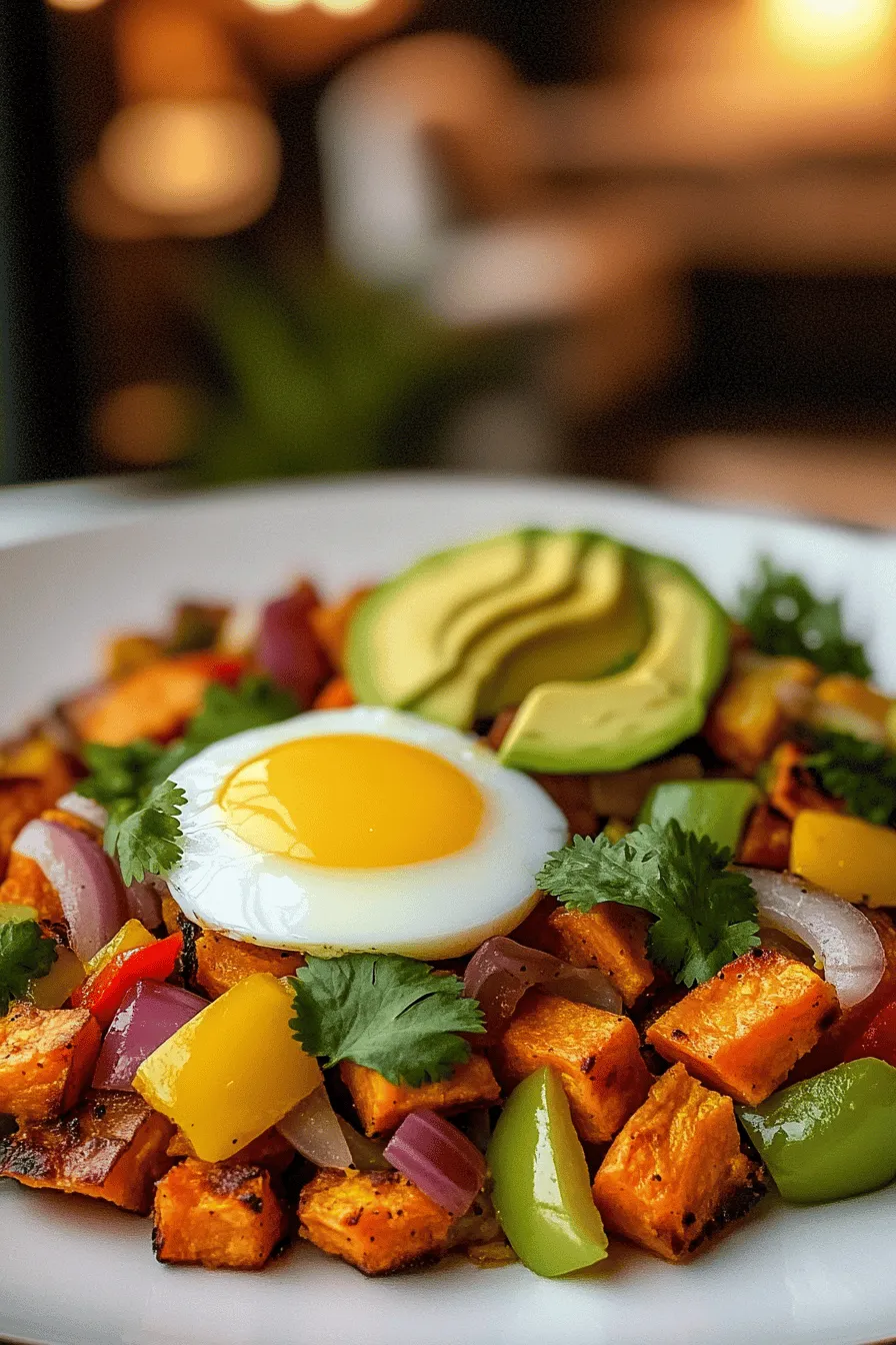 The best breakfast hash ingredients include potatoes, vegetables, and eggs. Potatoes form the base, providing texture and heartiness. I prefer sweet potatoes for their natural sweetness and nutrition. You can also use regular potatoes or a mix for variety.
