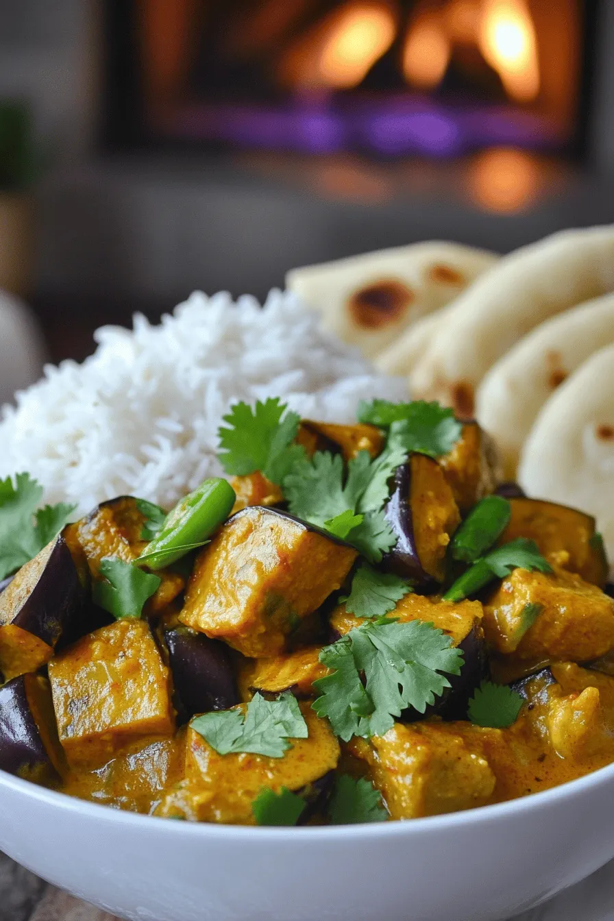 Eggplant curry needs a few key ingredients. First, you must pick the right eggplants. Look for smooth, shiny skin. The eggplants should feel heavy for their size. This means they are fresh and firm.
