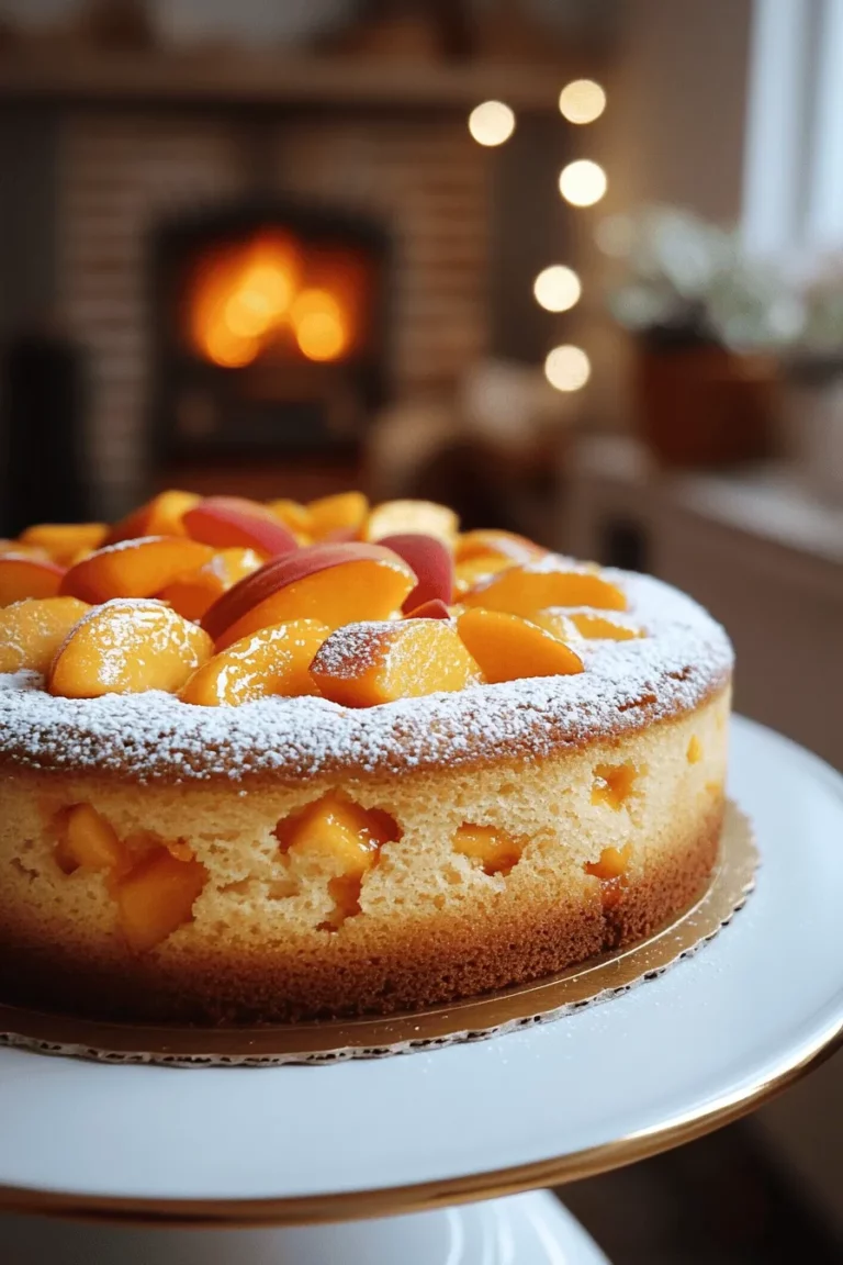 To make a peach cake, you need fresh or canned peaches. I prefer ripe, fresh peaches for their flavor and texture. Look for peaches that are soft but not mushy. If using canned peaches, choose those in light syrup or water. Be sure to drain them well before adding them to your batter.