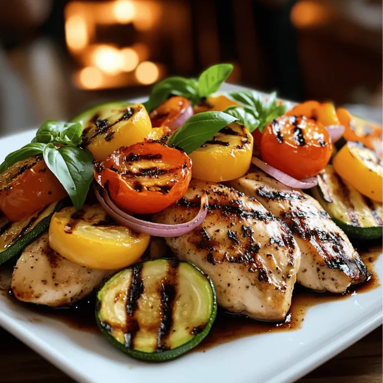 The heart of this dish lies in its fresh ingredients. You need four boneless, skinless chicken breasts. They provide a lean protein base. I love using chicken breasts because they grill well and soak up flavors.