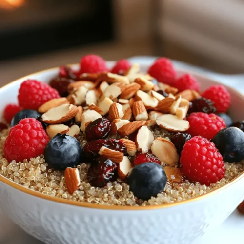 Quinoa is a great choice for breakfast. It is filled with protein and fiber. This makes it a filling meal that keeps you satisfied. Quinoa also has a unique nutty flavor. This makes it perfect for sweet and savory dishes.