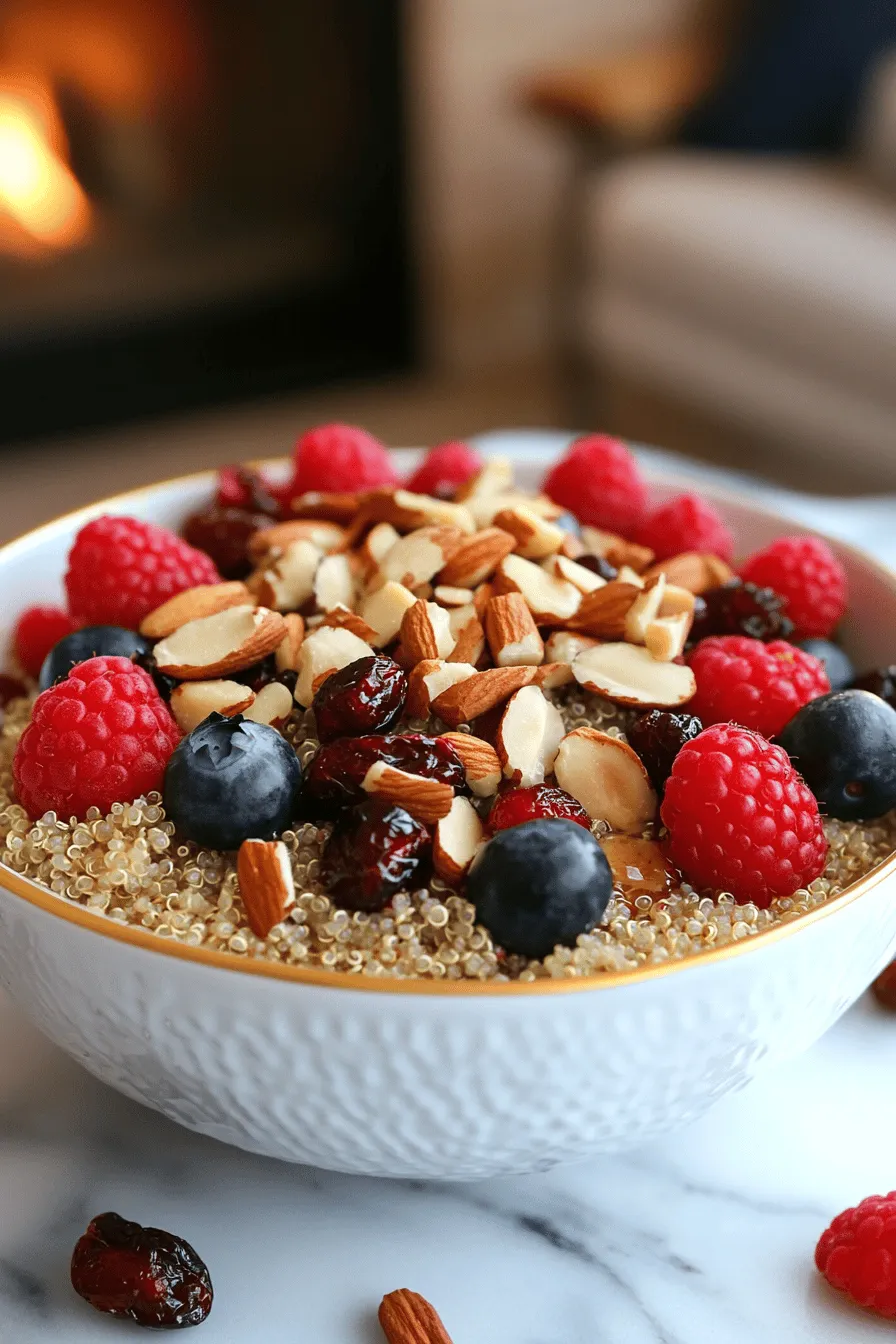 Quinoa is a great choice for breakfast. It is filled with protein and fiber. This makes it a filling meal that keeps you satisfied. Quinoa also has a unique nutty flavor. This makes it perfect for sweet and savory dishes.