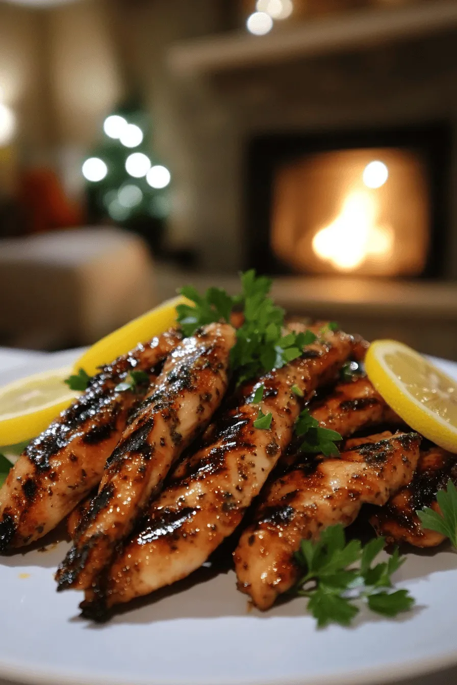 To make a tasty lemon herb chicken recipe, you need fresh and simple ingredients. The main item is chicken. I prefer using four boneless, skinless chicken breasts. They cook evenly and stay juicy.