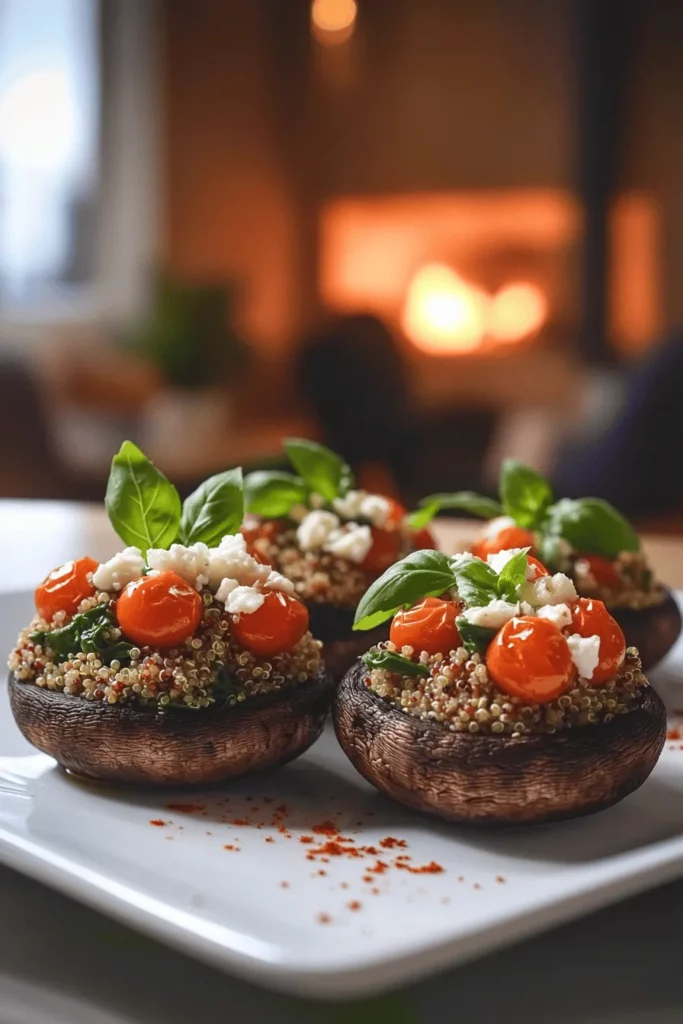 Savory Stuffed Portobello Mushrooms Easy and Healthy Dish