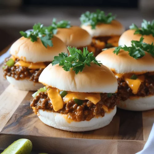 Sloppy Joe sliders are mini versions of the classic sloppy joe. They pack all the messy, beefy goodness into a smaller bun. This makes them fun and easy to eat. Kids and adults love them alike.