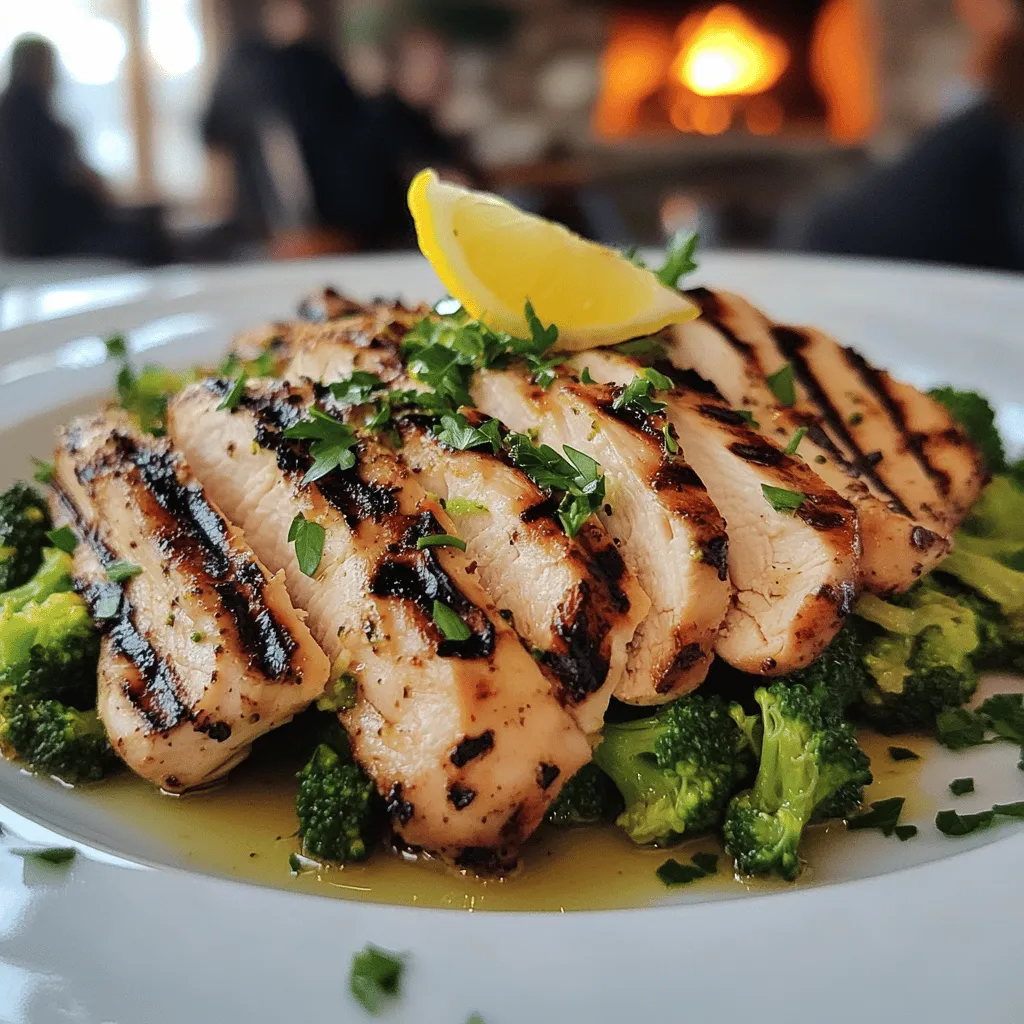 To make grilled chicken with broccoli and garlic, you need a few key ingredients. Start with two boneless, skinless chicken breasts. They are ideal for grilling since they cook evenly and stay juicy. Next, grab two cups of fresh broccoli florets. Broccoli adds crunch and a vibrant color to your plate.