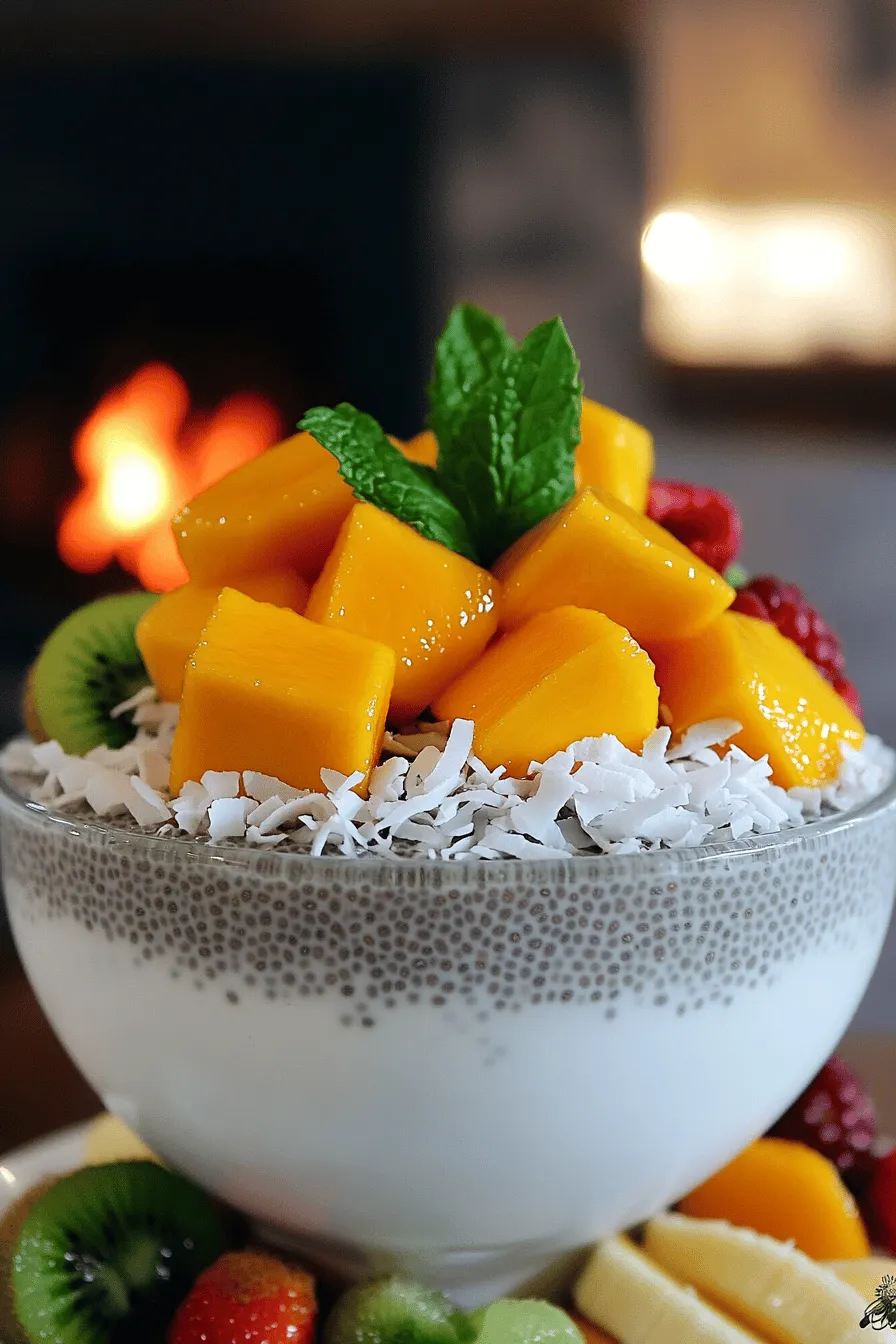 Chia pudding offers many health benefits. First, it is rich in omega-3 fatty acids. These fats help support heart health and brain function. Next, chia pudding is high in fiber. Fiber aids digestion and keeps you feeling full. One serving provides about 10 grams of fiber. This makes it a great choice for a snack or breakfast.