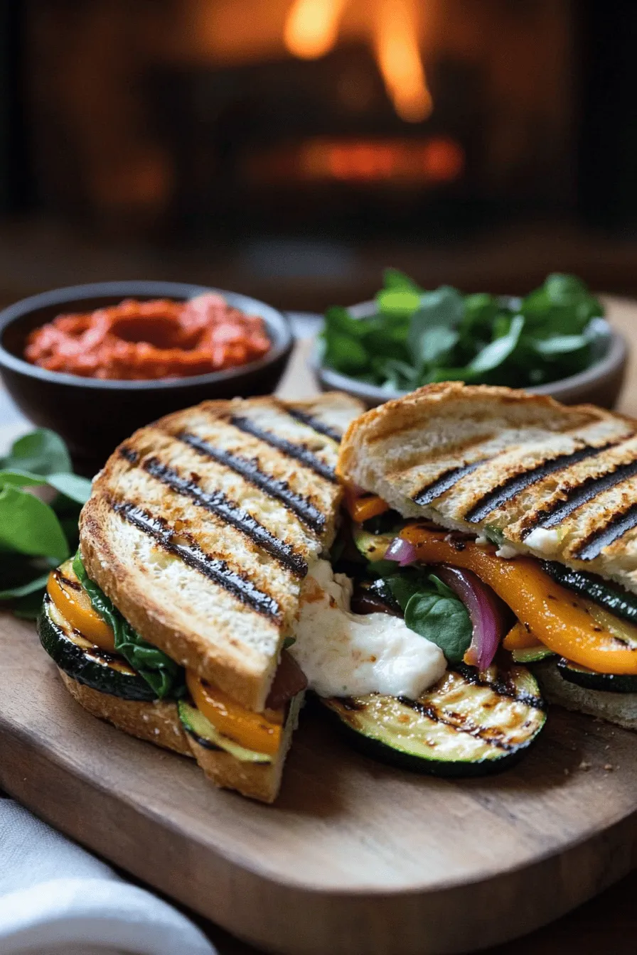 To make the best grilled veggie panini, you need fresh ingredients. Start with two slices of rustic bread like ciabatta or sourdough. These types hold up well during grilling.