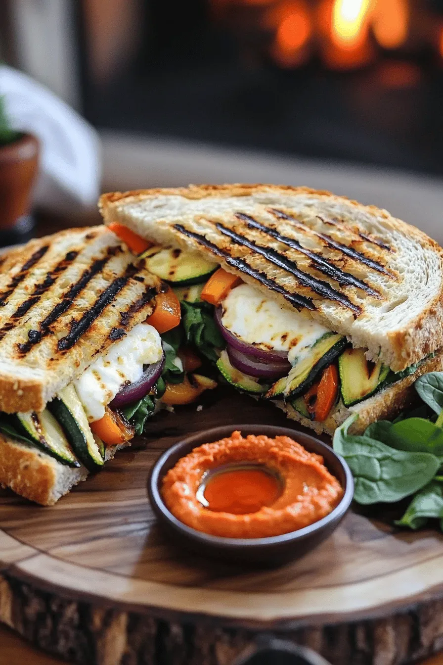 To make the best grilled veggie panini, you need fresh ingredients. Start with two slices of rustic bread like ciabatta or sourdough. These types hold up well during grilling.
