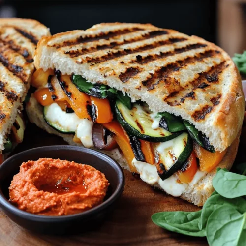 To make the best grilled veggie panini, you need fresh ingredients. Start with two slices of rustic bread like ciabatta or sourdough. These types hold up well during grilling.