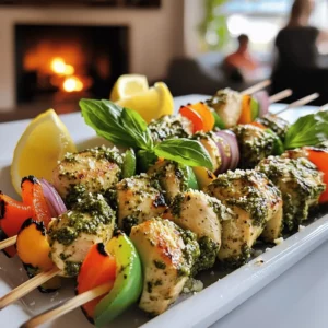 To make summer chicken skewers, you need fresh and simple ingredients. Here’s what you will need:
