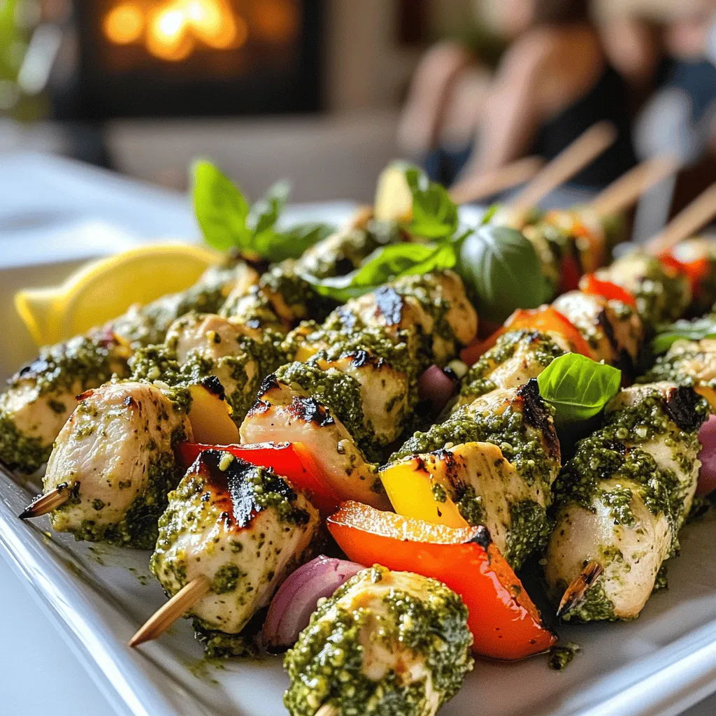 To make summer chicken skewers, you need fresh and simple ingredients. Here’s what you will need: