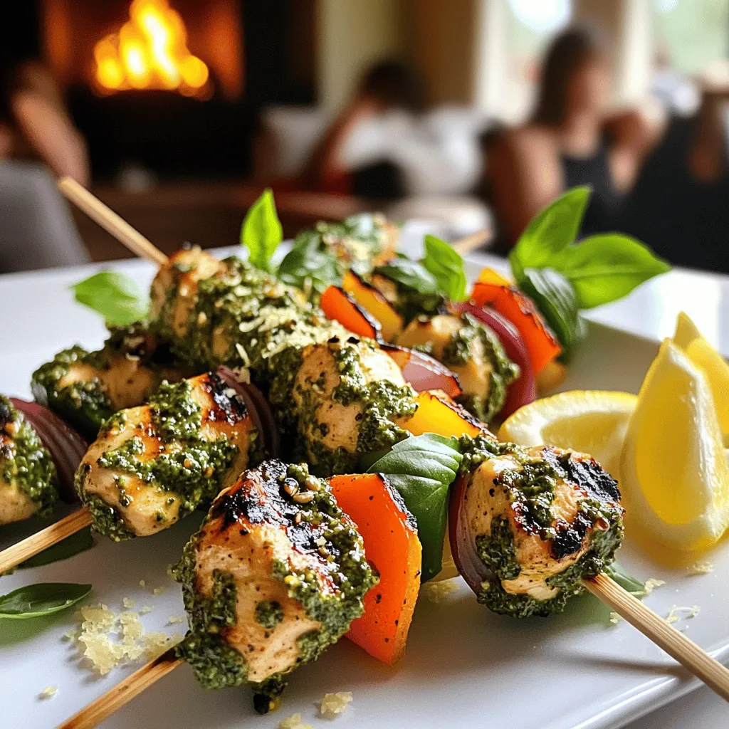 To make summer chicken skewers, you need fresh and simple ingredients. Here’s what you will need: