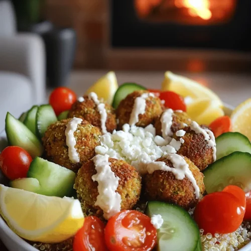 To make a great falafel bowl, start with the right ingredients. The main components include dried chickpeas, onion, garlic, and fresh herbs like parsley and cilantro. These ingredients give falafel its unique flavor. The spices, like cumin and coriander, add warmth and depth. Baking powder helps the falafel puff up when you fry them.
