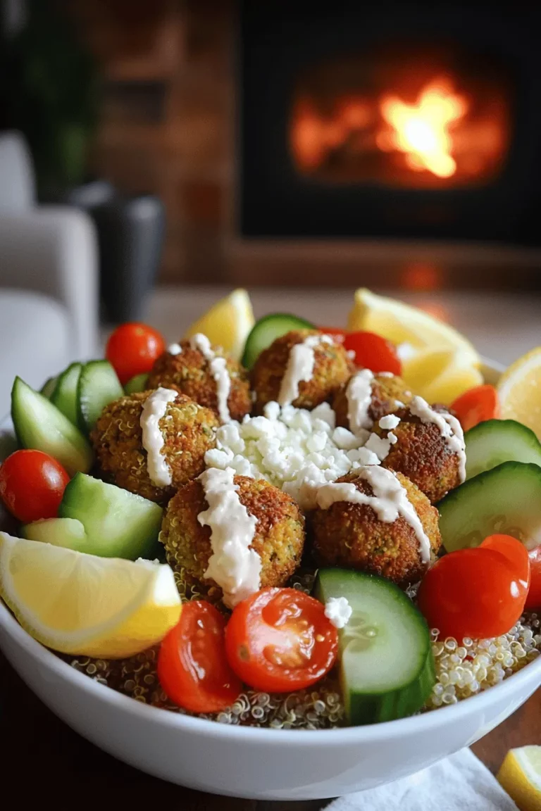 To make a great falafel bowl, start with the right ingredients. The main components include dried chickpeas, onion, garlic, and fresh herbs like parsley and cilantro. These ingredients give falafel its unique flavor. The spices, like cumin and coriander, add warmth and depth. Baking powder helps the falafel puff up when you fry them.