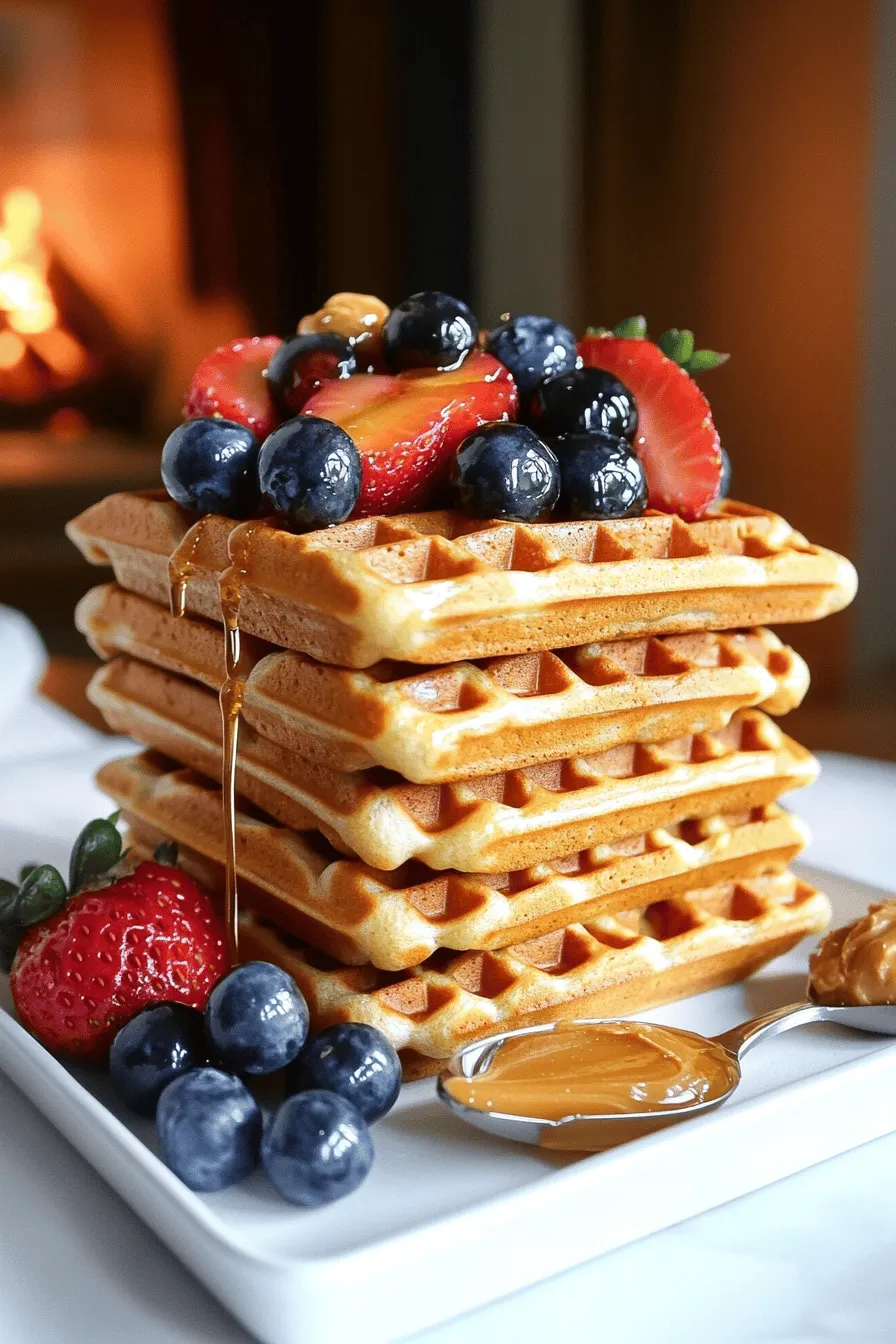 Protein waffles are a tasty twist on the classic breakfast treat. They are rich in protein, making them a smart choice for a healthy morning meal. A protein-rich breakfast helps you feel full and satisfied. This can help you avoid unhealthy snacks later in the day.