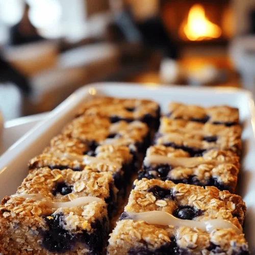 Lemon blueberry bars are a sweet treat that combines tart lemon and juicy blueberries. This dessert is popular for summer because it is refreshing and light. The bright flavors make it perfect for warm days.