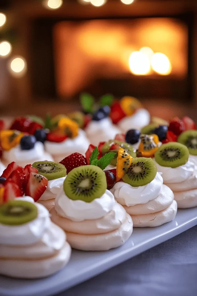 The mini pavlova recipe shines with a few key ingredients. These ingredients create the perfect balance of flavor and texture.