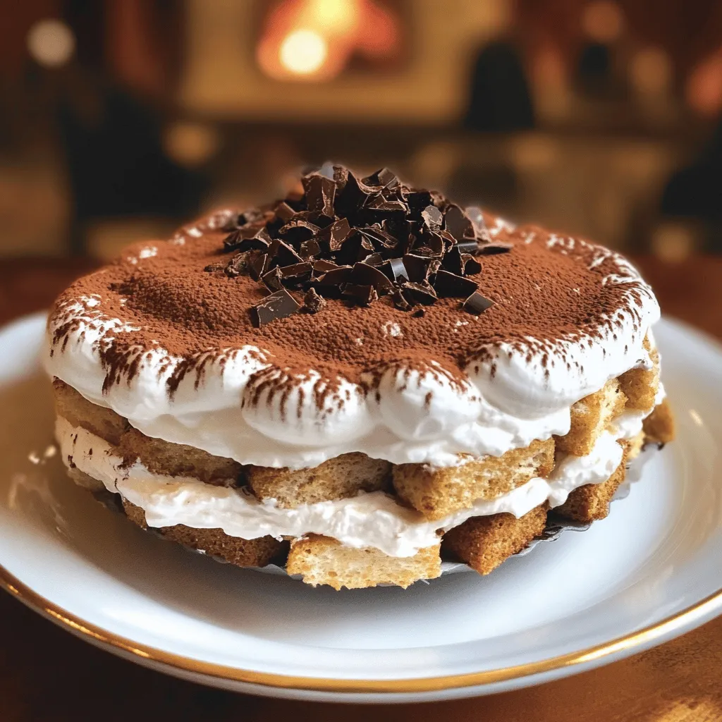 The main parts of a homemade tiramisu are simple yet key. These classic tiramisu ingredients include mascarpone cheese, ladyfinger cookies, strong coffee, heavy cream, sugar, and cocoa powder. Each part plays a role in making this dessert creamy and delicious.