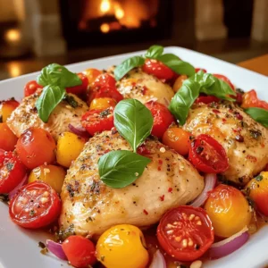 To create a healthy chicken and tomato sheet pan dinner, you need simple, fresh ingredients. The stars of this dish are chicken breasts and cherry tomatoes. These two key ingredients give you a perfect balance of protein and flavor.