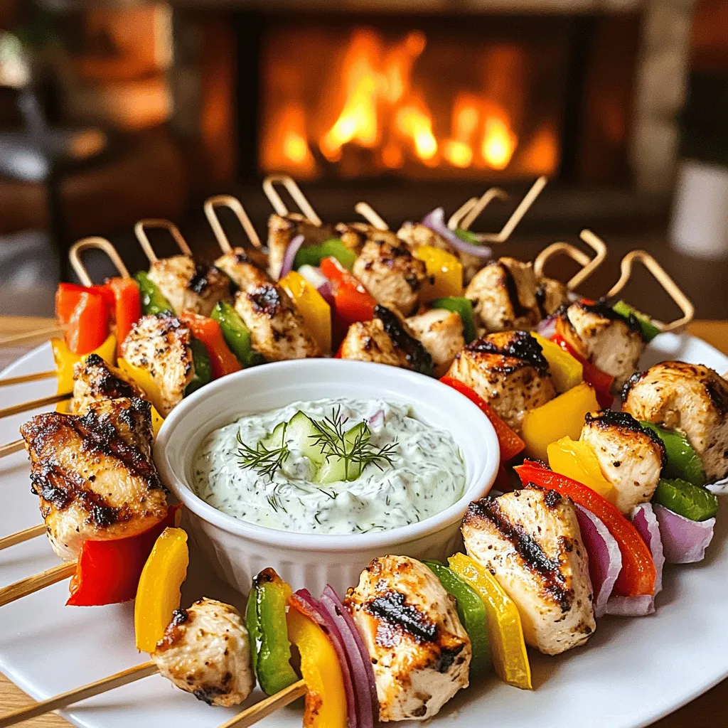 For a great Mediterranean chicken skewers recipe, you need fresh and tasty ingredients. The main star is 1.5 pounds of boneless, skinless chicken breasts. Cut them into 1-inch cubes to ensure even cooking. Next, grab some olive oil, about 3 tablespoons, to keep your chicken moist. You also need 2 tablespoons of lemon juice for a zesty kick.