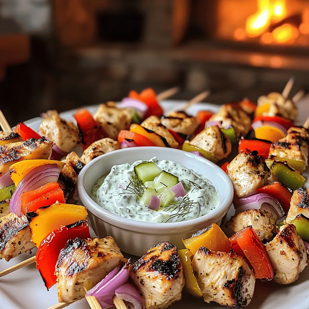 For a great Mediterranean chicken skewers recipe, you need fresh and tasty ingredients. The main star is 1.5 pounds of boneless, skinless chicken breasts. Cut them into 1-inch cubes to ensure even cooking. Next, grab some olive oil, about 3 tablespoons, to keep your chicken moist. You also need 2 tablespoons of lemon juice for a zesty kick.