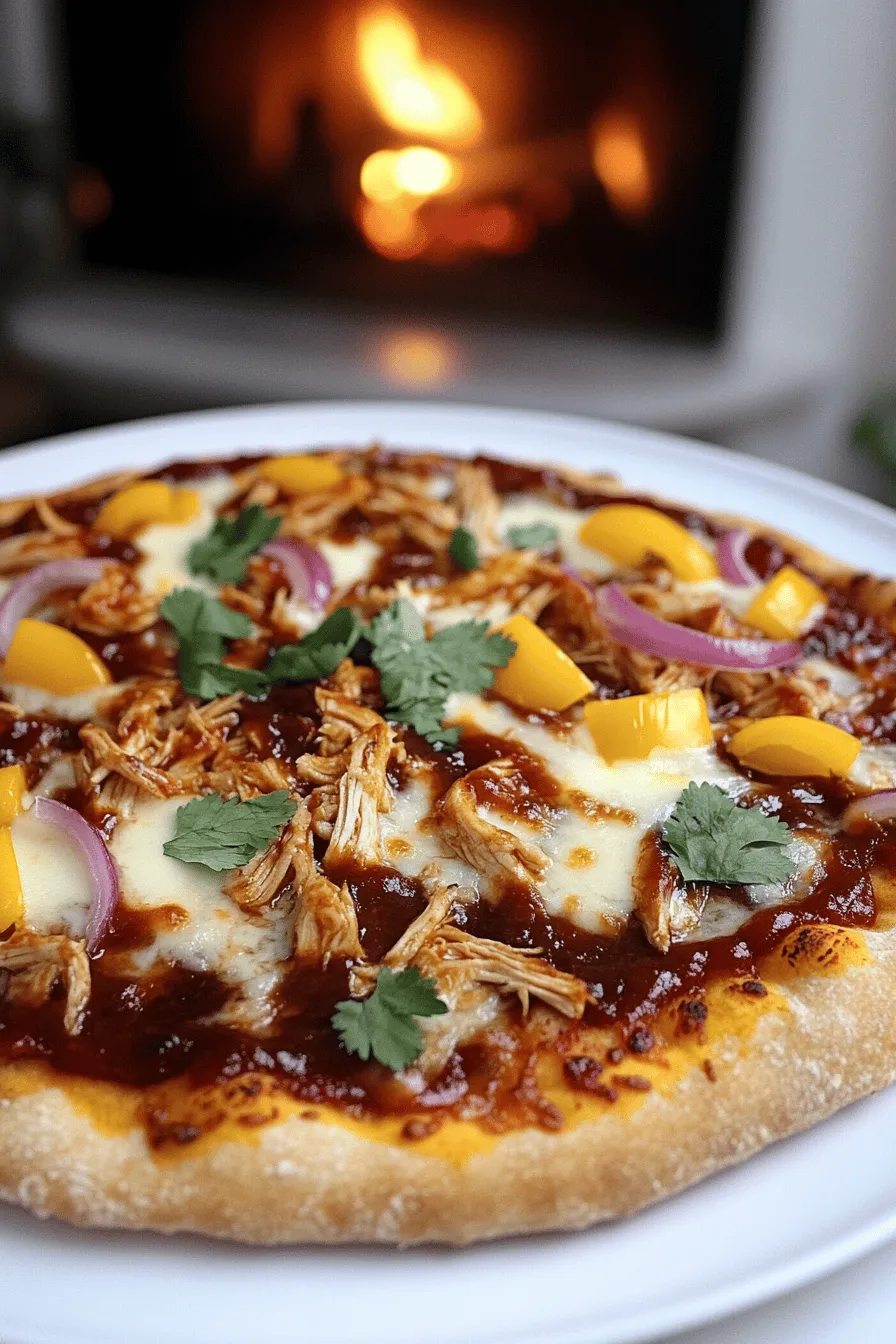 To make BBQ chicken pizza, you need simple, fresh ingredients. Here’s what you’ll need: