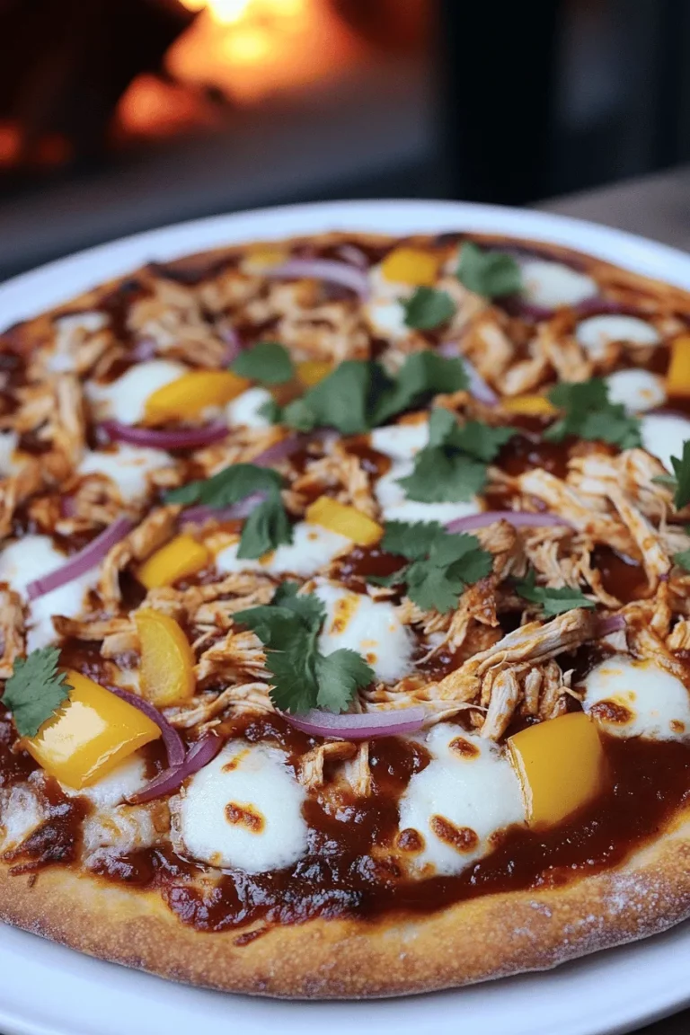 To make BBQ chicken pizza, you need simple, fresh ingredients. Here’s what you’ll need: