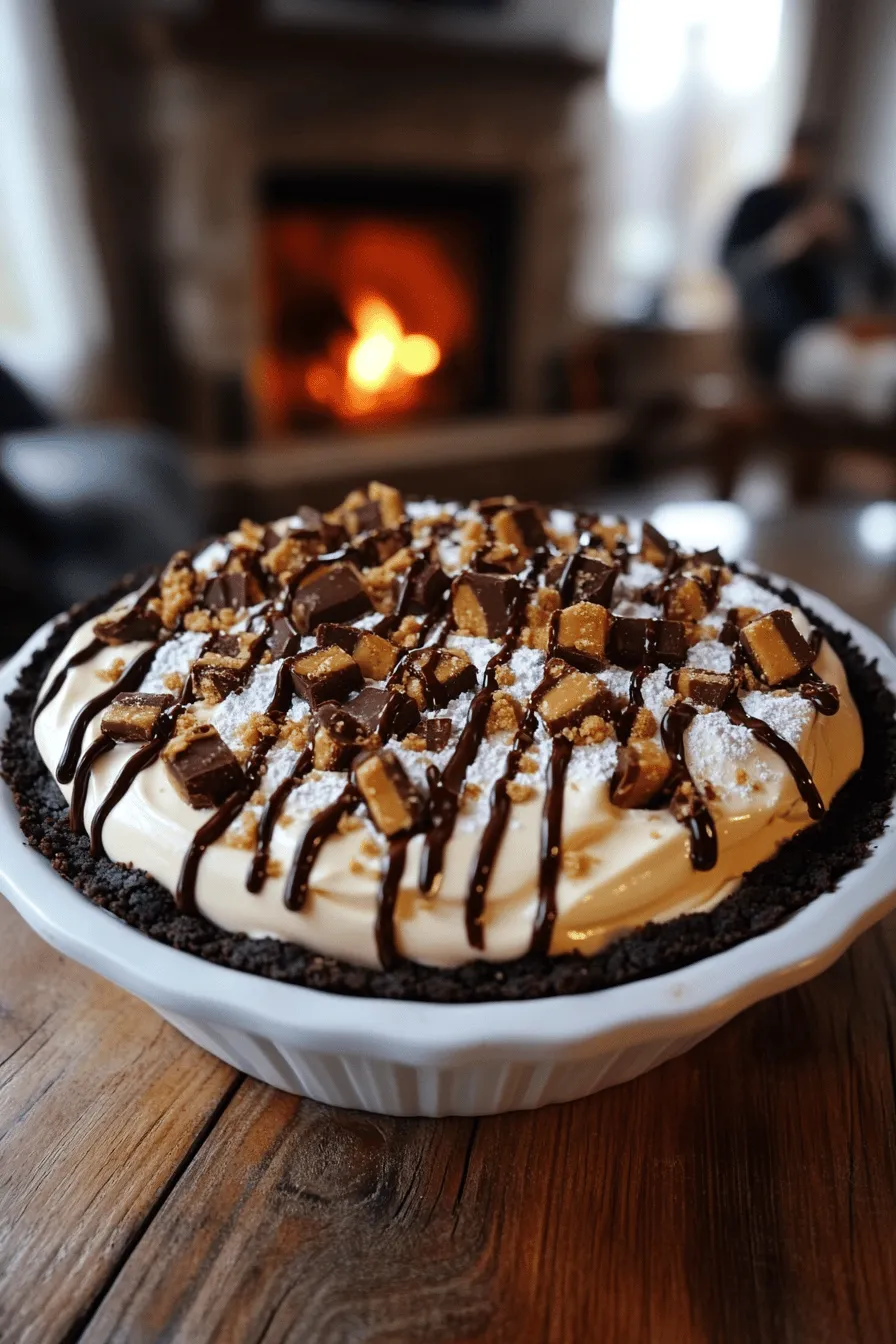 To make a Butterfinger Pie, you need a few key items. First, grab a pre-made chocolate cookie crust. This saves time and adds a rich flavor. Then, you will need 1 cup of creamy peanut butter. It gives the pie its signature taste. Next, use 8 ounces of softened cream cheese. This makes the filling smooth and creamy.