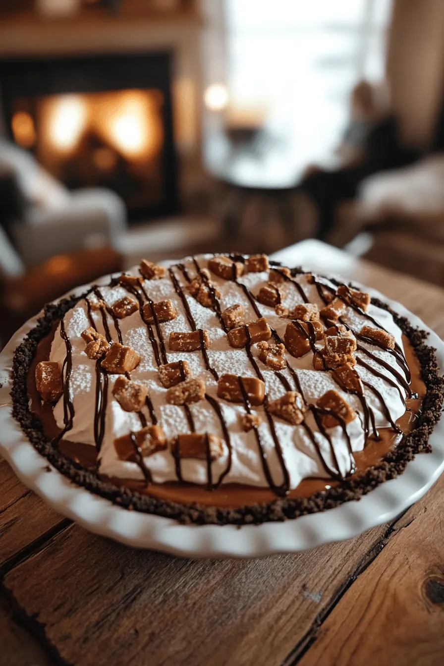 To make a Butterfinger Pie, you need a few key items. First, grab a pre-made chocolate cookie crust. This saves time and adds a rich flavor. Then, you will need 1 cup of creamy peanut butter. It gives the pie its signature taste. Next, use 8 ounces of softened cream cheese. This makes the filling smooth and creamy.