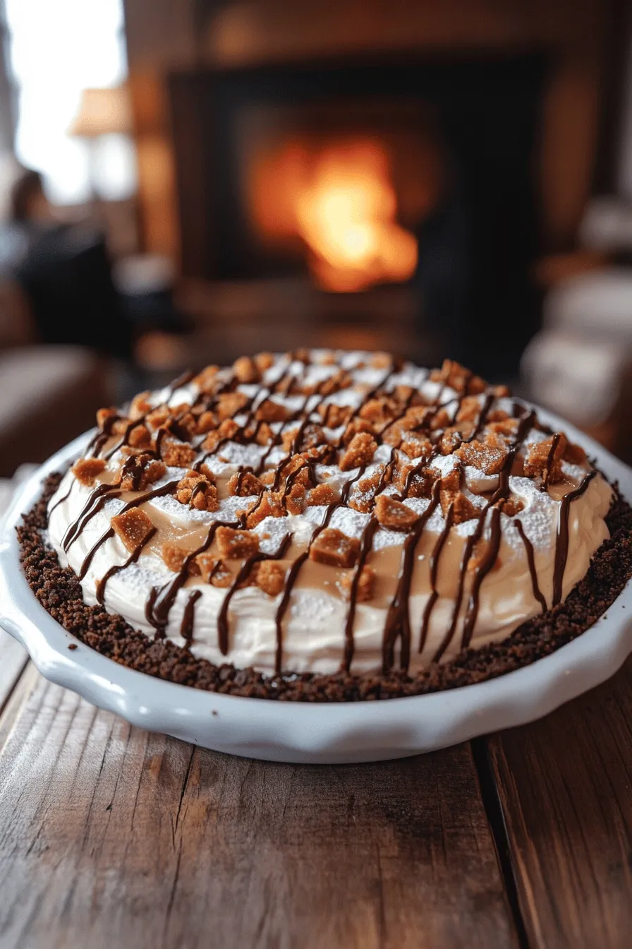 To make a Butterfinger Pie, you need a few key items. First, grab a pre-made chocolate cookie crust. This saves time and adds a rich flavor. Then, you will need 1 cup of creamy peanut butter. It gives the pie its signature taste. Next, use 8 ounces of softened cream cheese. This makes the filling smooth and creamy.