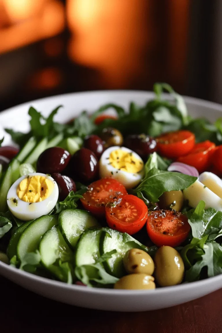 A traditional Nicoise salad is bright, fresh, and full of flavor. It captures the essence of the Mediterranean with its simple yet vibrant ingredients. When you think about Nicoise salad ingredients, you should start with a base of mixed greens. I love using arugula, spinach, and romaine for a crunchy mix.