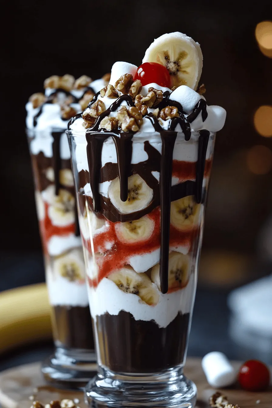 The banana split fluff recipe is simple and fun. You only need a few basic ingredients.