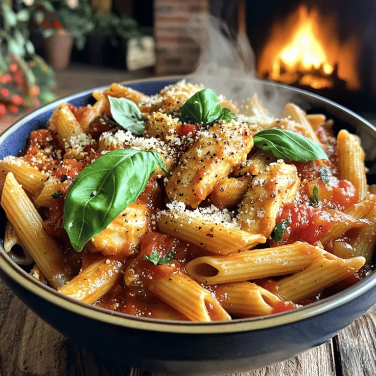 To make a great tomato chicken penne pasta recipe, you need simple ingredients. Here’s what you’ll need: