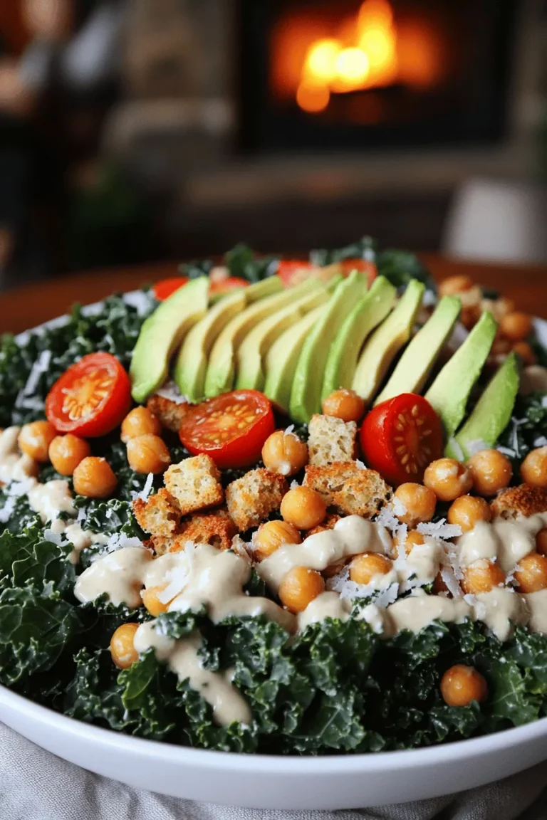 The kale Caesar salad recipe shines with fresh, simple ingredients. Kale is the star, offering a crunchy and nutritious base. I prefer using 4 cups of kale, with the stems removed and leaves chopped. This leafy green packs a punch of vitamins and minerals.