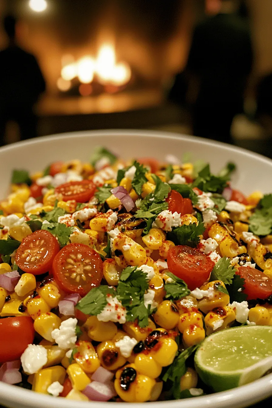 For a tasty Mexican street corn salad, fresh ingredients are key. Start with four ears of corn. Fresh corn gives the best taste and texture. You can grill or boil it first. This brings out its natural sweetness.
