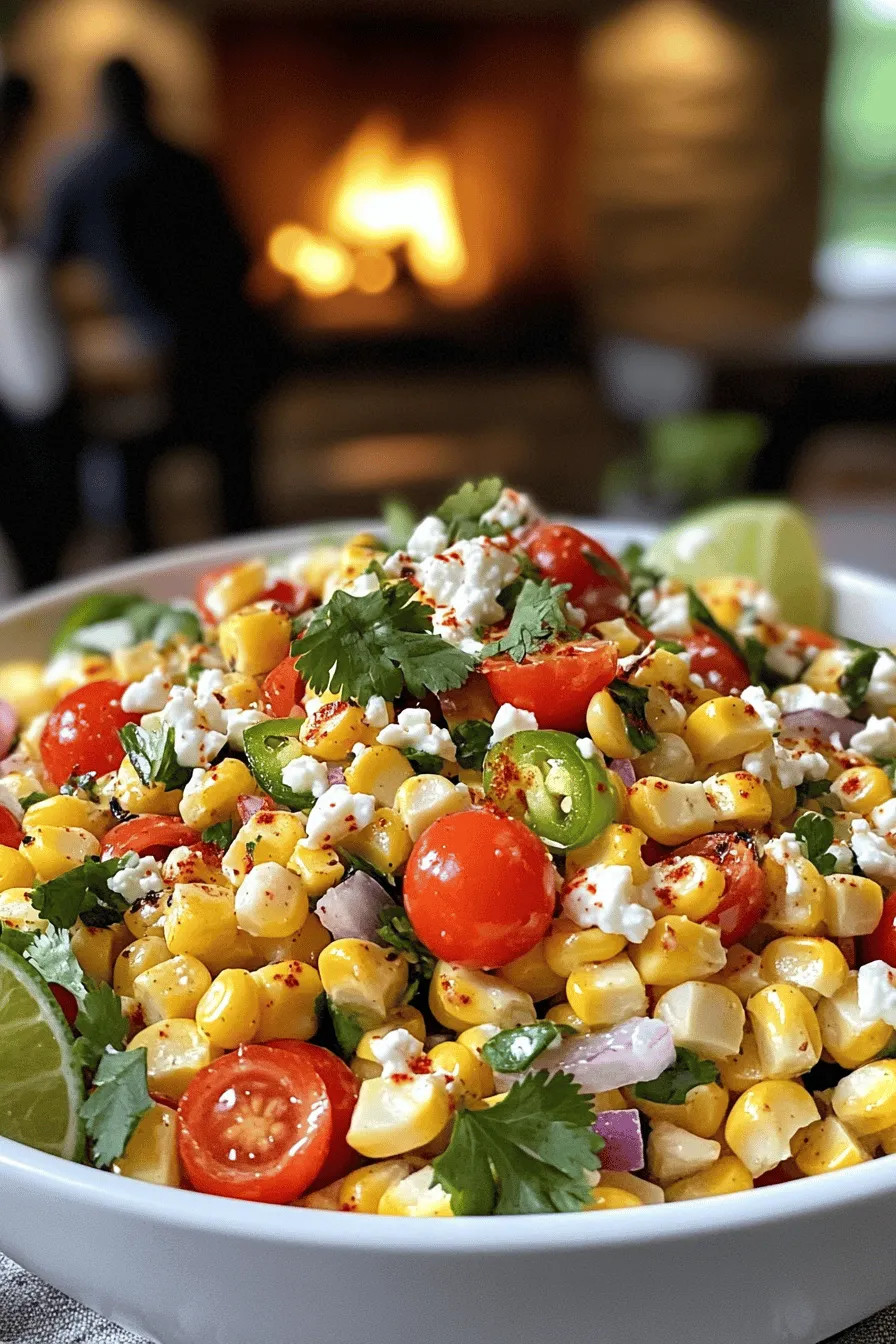 For a tasty Mexican street corn salad, fresh ingredients are key. Start with four ears of corn. Fresh corn gives the best taste and texture. You can grill or boil it first. This brings out its natural sweetness.