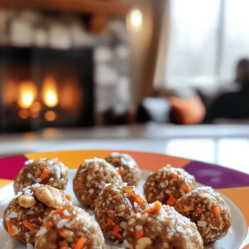 Carrot Cake Energy Balls are a fun and healthy snack. They mix the sweet taste of carrot cake with nutritious ingredients. These energy-boosting snacks are easy to make and perfect for any time of day.