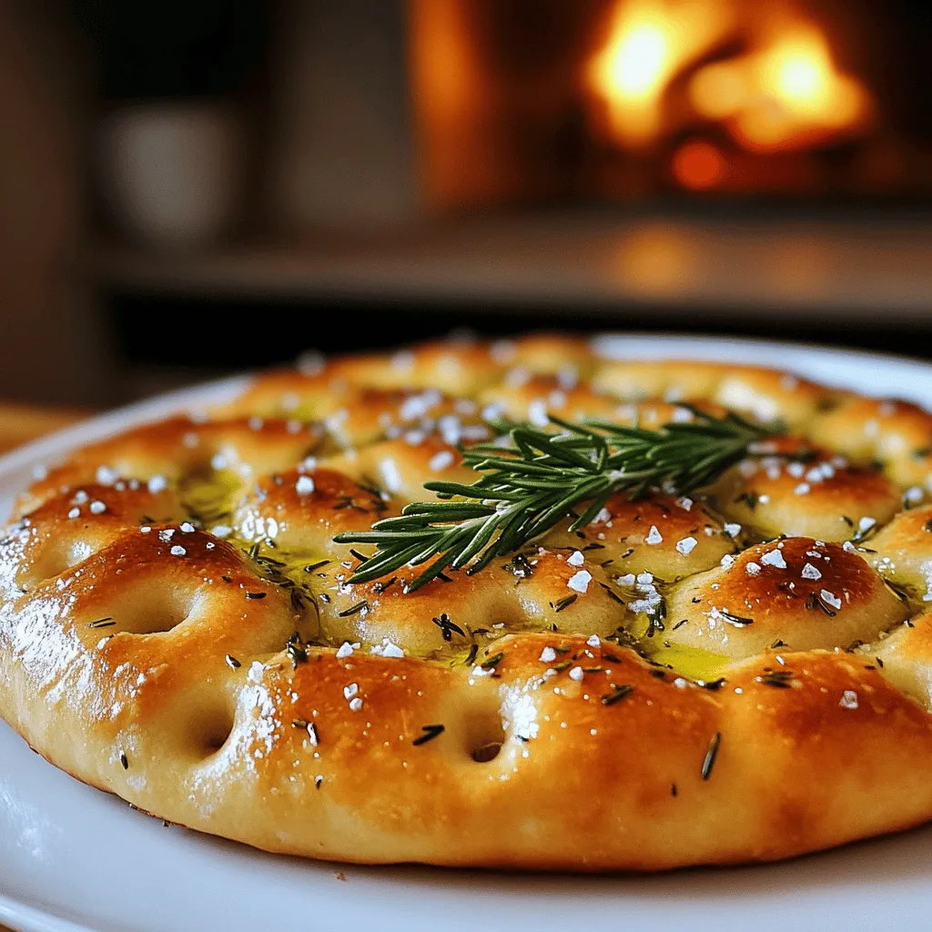 Making focaccia rosemary bread at home is a fun and rewarding experience. First, gather your ingredients. You will need 4 cups of all-purpose flour, 1 ½ teaspoons of salt, 1 tablespoon of sugar, and 2 ¼ teaspoons of active dry yeast. You will also need 1 ⅓ cups of warm water, ⅓ cup of olive oil, 3 tablespoons of fresh rosemary, and flaky sea salt for topping.