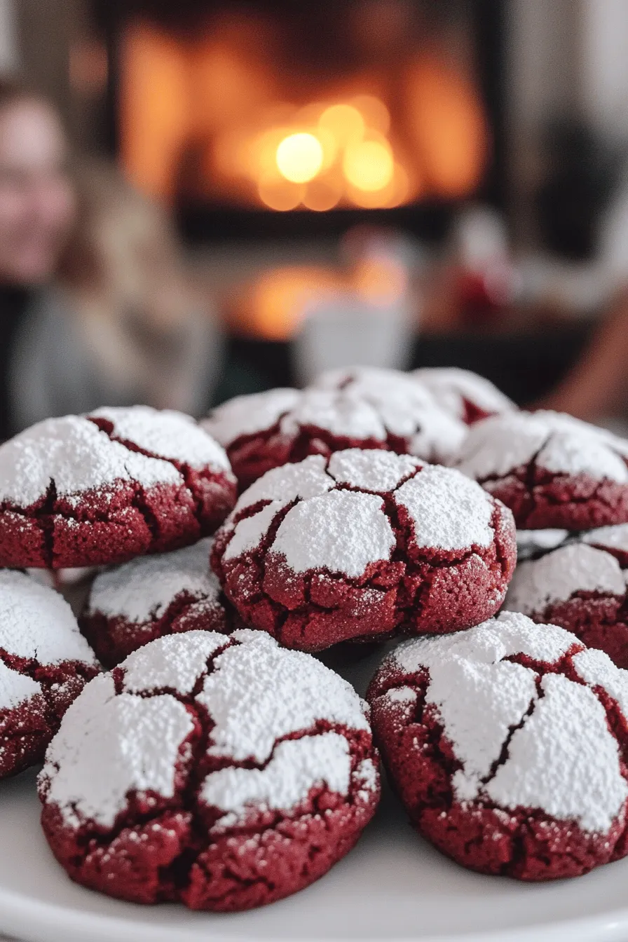 To make red velvet crinkle cookies, you need simple yet essential ingredients. Here’s a list of what you will need: