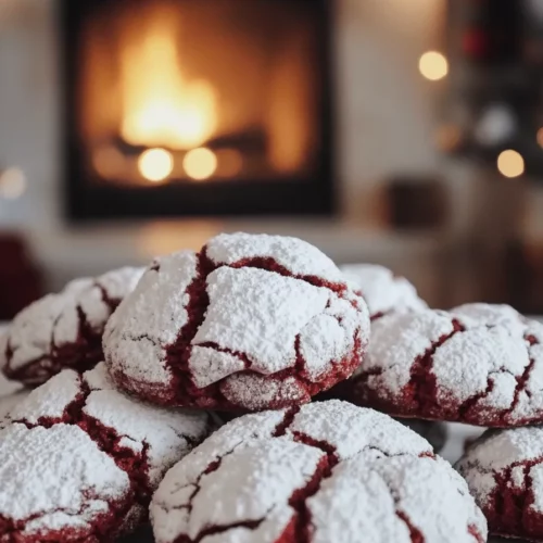 To make red velvet crinkle cookies, you need simple yet essential ingredients. Here’s a list of what you will need: