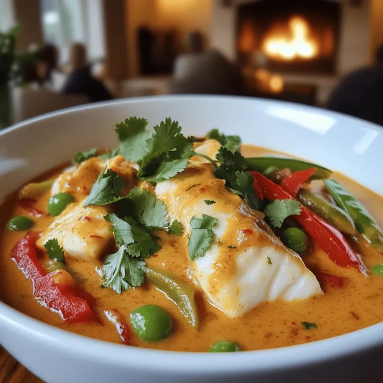 The key ingredients in a coconut lime fish curry bring flavor and texture. You will need fresh fish, coconut milk, lime juice, and vibrant veggies.