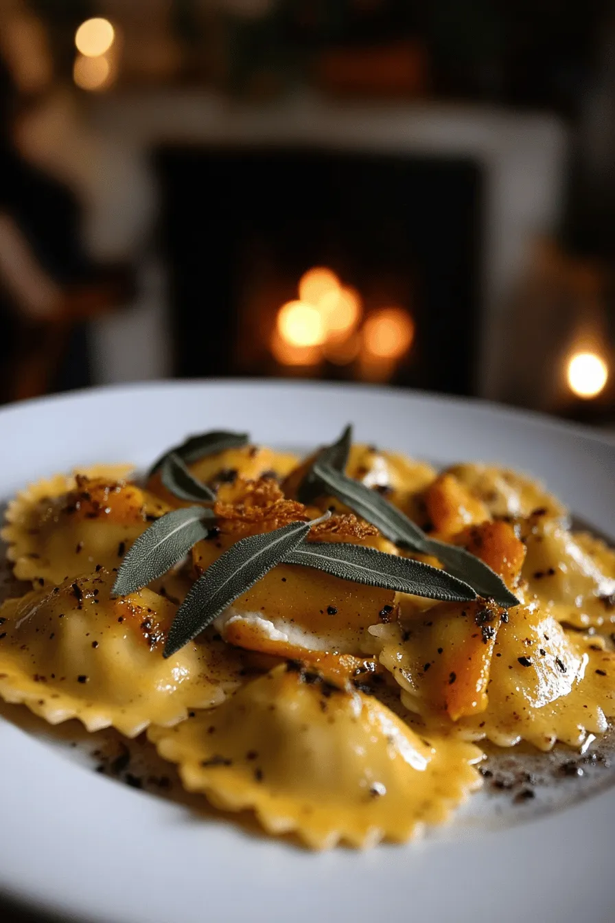 In making butternut squash ravioli, you need fresh and simple ingredients. The main ingredient is, of course, butternut squash. For the filling, I use two cups of cubed squash. Roasting it brings out the natural sweetness. You also need ricotta cheese, which adds creaminess. A beaten egg helps bind the filling together.