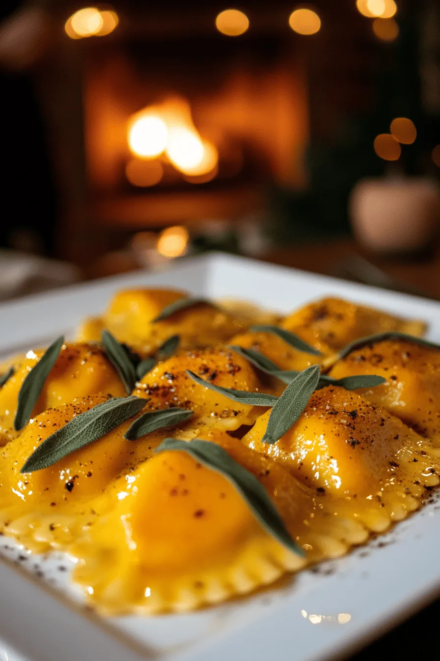 In making butternut squash ravioli, you need fresh and simple ingredients. The main ingredient is, of course, butternut squash. For the filling, I use two cups of cubed squash. Roasting it brings out the natural sweetness. You also need ricotta cheese, which adds creaminess. A beaten egg helps bind the filling together.