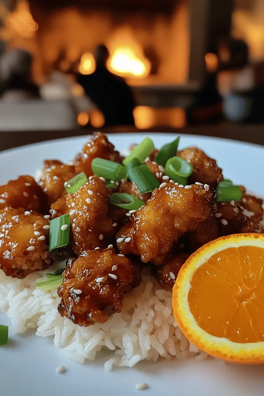 To make crispy orange chicken at home, you need the right ingredients. Start with 1 pound of boneless, skinless chicken thighs. Cut these into bite-sized pieces. Then, gather the dry ingredients: 1 cup of all-purpose flour, ½ cup of cornstarch, ½ teaspoon of salt, ½ teaspoon of black pepper, ½ teaspoon of garlic powder, and ½ teaspoon of onion powder. These will create a great coating. For the sauce, you’ll need 1 cup of orange juice, the zest of one orange, ¼ cup of honey, 2 tablespoons of soy sauce, 1 tablespoon of rice vinegar, and 1 teaspoon of grated ginger.