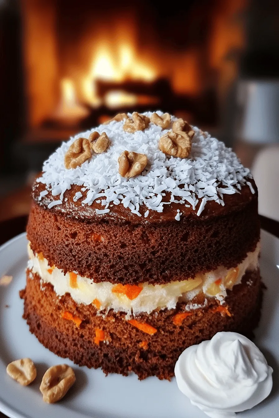 The Hawaiian Carrot Pineapple Cake recipe shines because of its unique mix of flavors. This cake combines sweet carrots and juicy pineapple. Each bite brings a taste of the tropics.