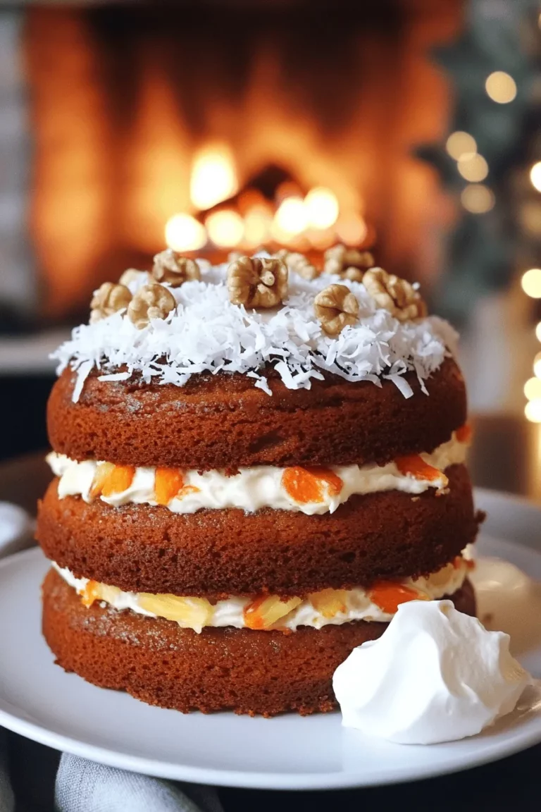 The Hawaiian Carrot Pineapple Cake recipe shines because of its unique mix of flavors. This cake combines sweet carrots and juicy pineapple. Each bite brings a taste of the tropics.