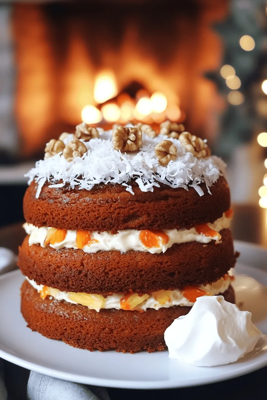 The Hawaiian Carrot Pineapple Cake recipe shines because of its unique mix of flavors. This cake combines sweet carrots and juicy pineapple. Each bite brings a taste of the tropics.