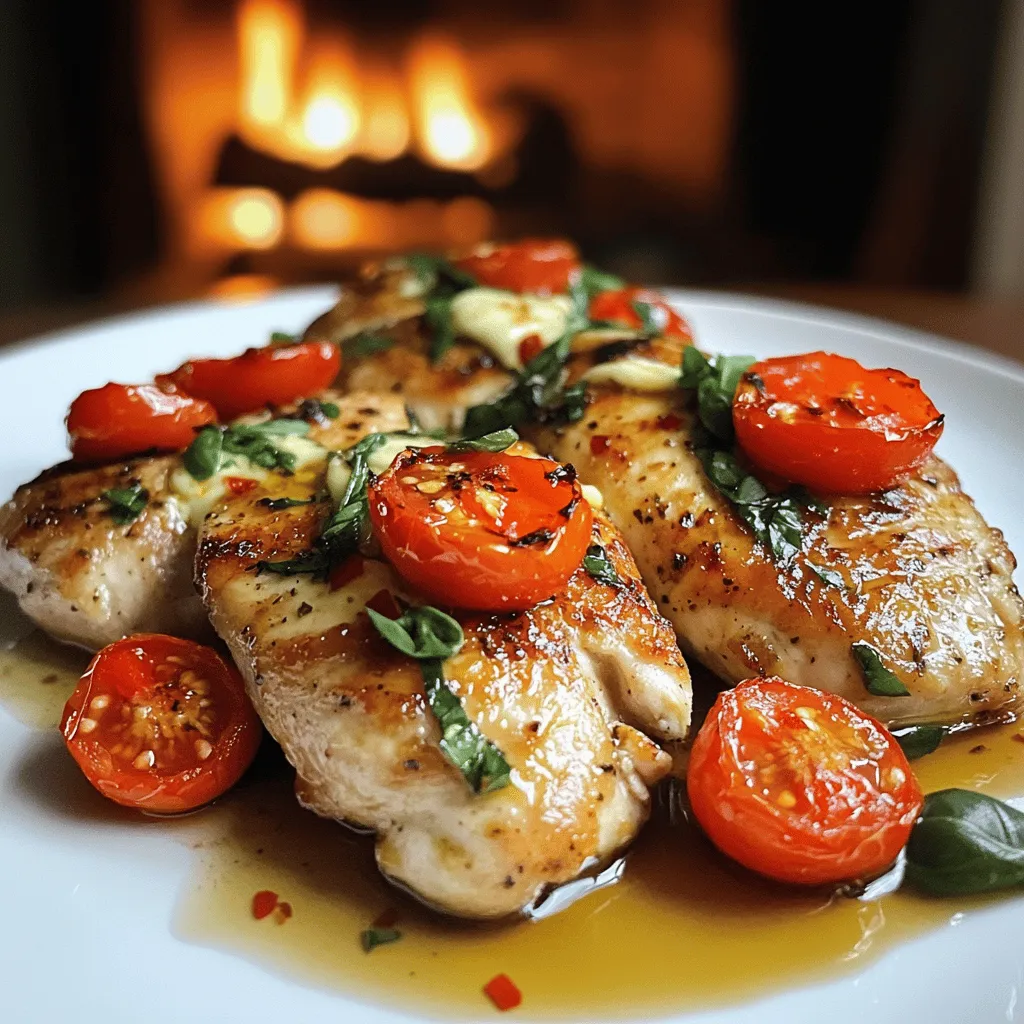 The Defined Dish’s Light Tomato Basil Chicken recipe shines with simple yet fresh ingredients. You need four boneless, skinless chicken breasts. These provide a lean protein base. You will also use two cups of halved cherry tomatoes. Their sweetness adds a lovely burst of flavor. Fresh basil is key, so grab one cup, chopped finely. This herb brings a bright taste. You also need four cloves of minced garlic and one diced onion for depth. Olive oil, dried oregano, red pepper flakes, salt, and pepper help bring the dish together. Optionally, you can add fresh mozzarella cheese for a creamy finish.